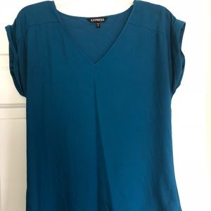 Teal express dress shirt